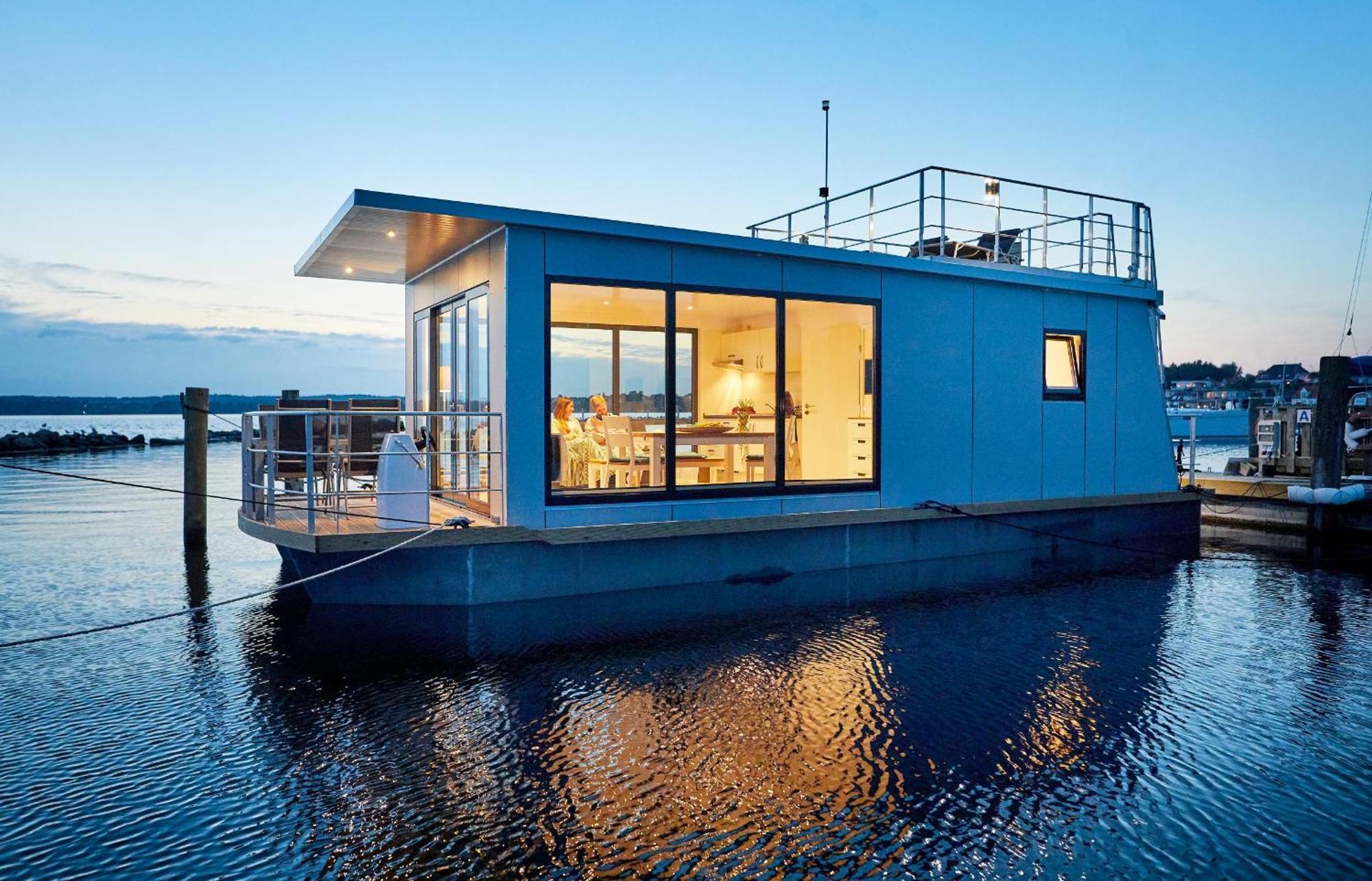 Hausboot Well - Husbad Well Βίλα Rendbjerg Εξωτερικό φωτογραφία